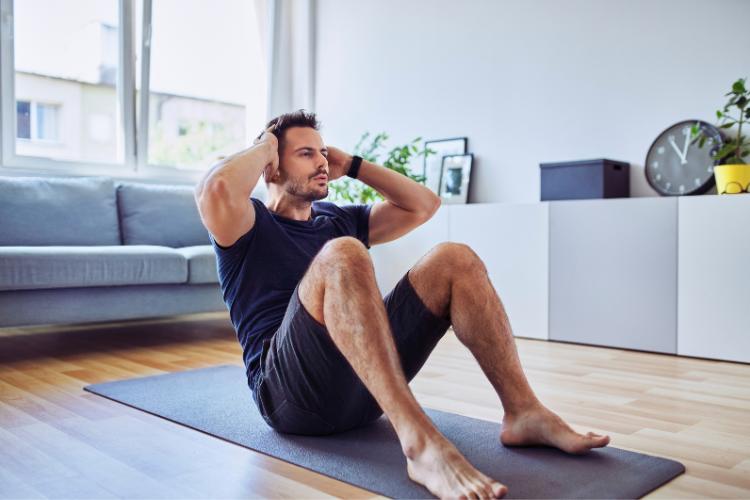 Körpergewicht Training Foto